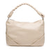 Borsa a mano beige con manico effetto intrecciato Lora Ferres, Borse e accessori Donna, SKU b512000239, Immagine 0